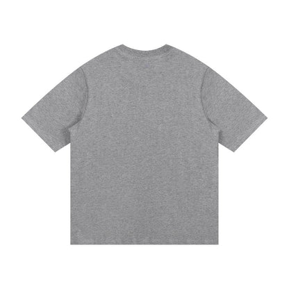 AMI Paris Neutral Tones Unisex T-Shirt - Premium Cotton Tee