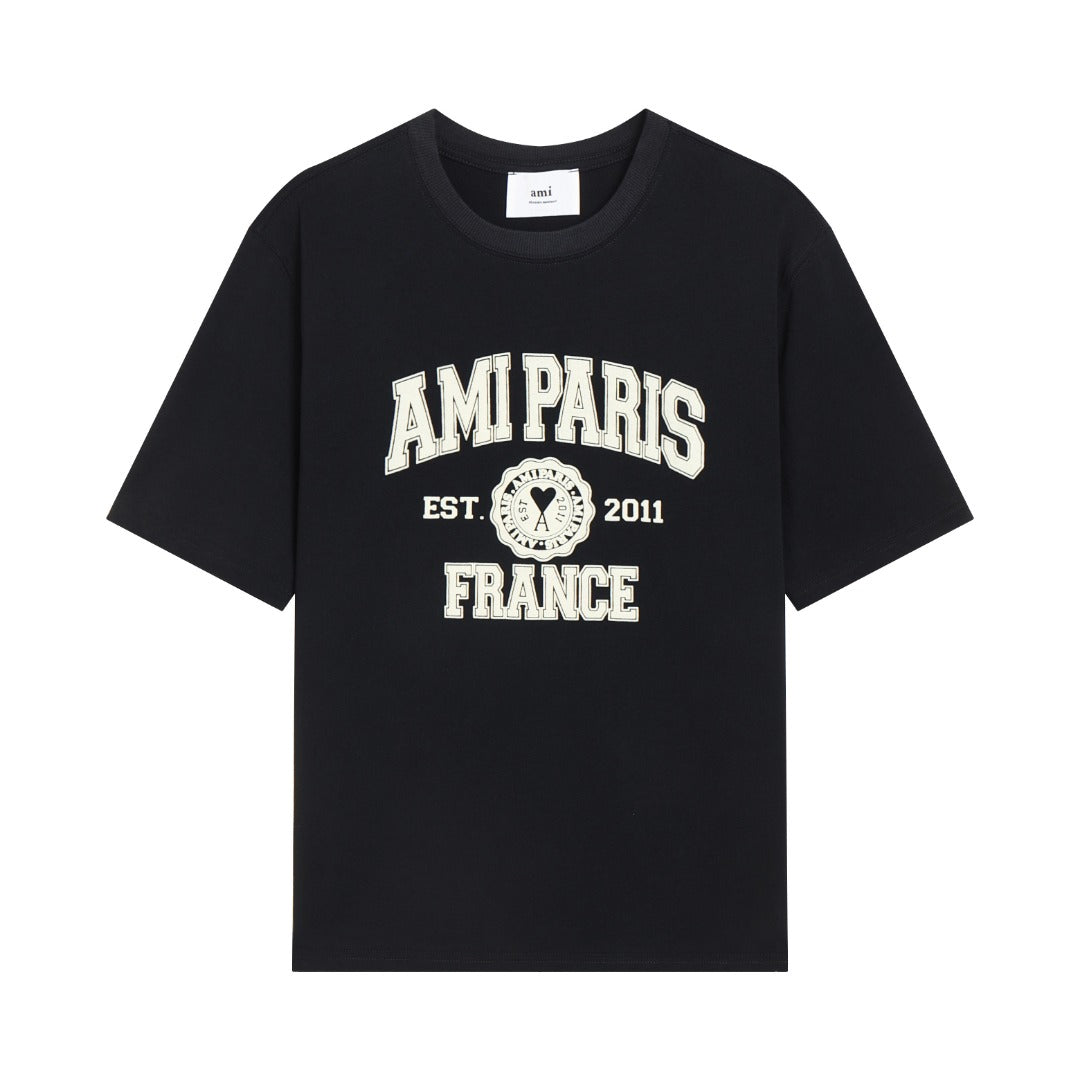 AMI Paris 2026 Unisex Short Sleeve T-Shirt - Premium Cotton