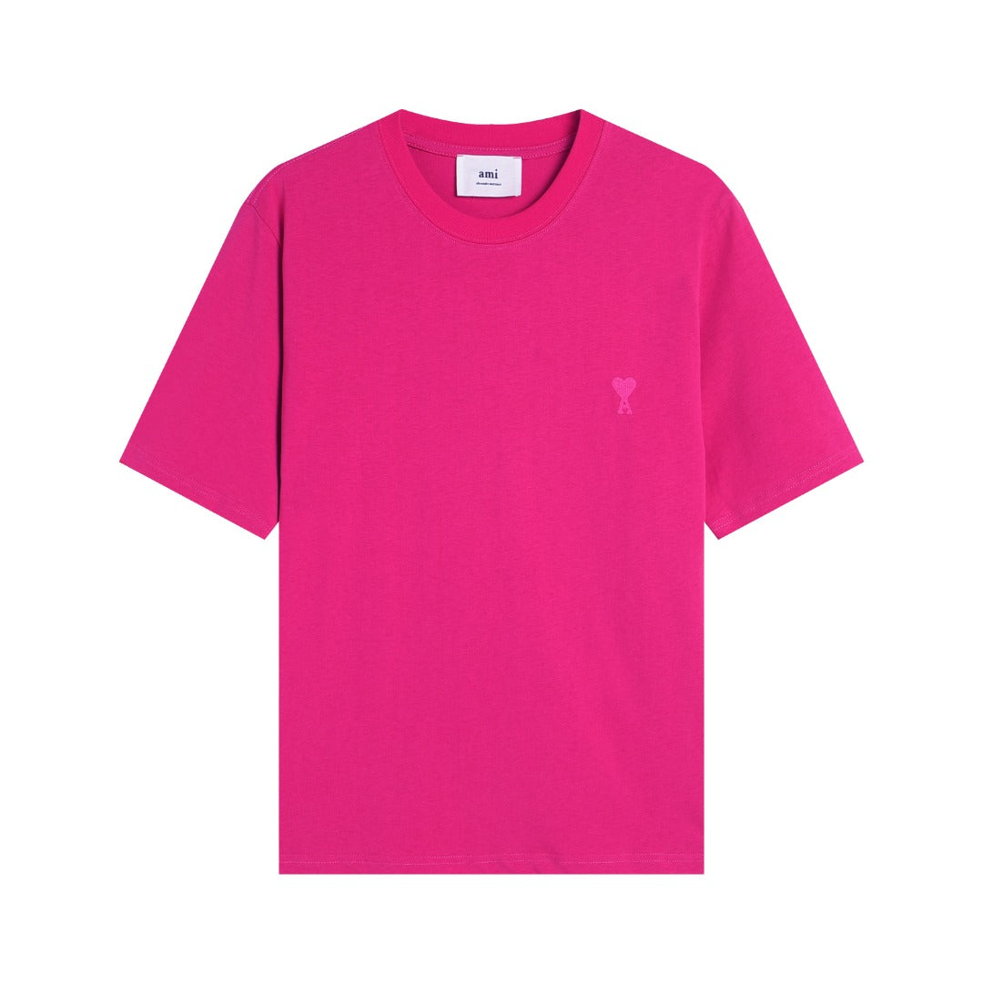 AMI Paris 2026 Unisex Cotton T-Shirt - Classic Logo Tee