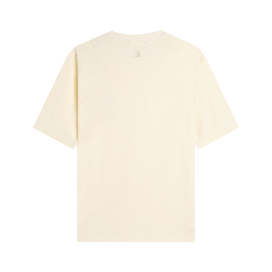 AMI Paris 2026 Unisex Cotton T-Shirt - Classic Logo Tee
