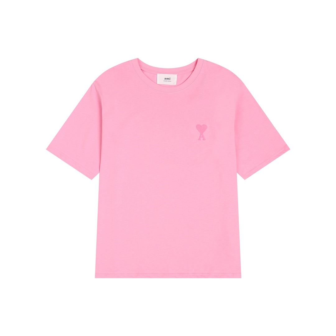 AMI Paris Heart Logo Unisex T-Shirt - Premium Cotton Tee