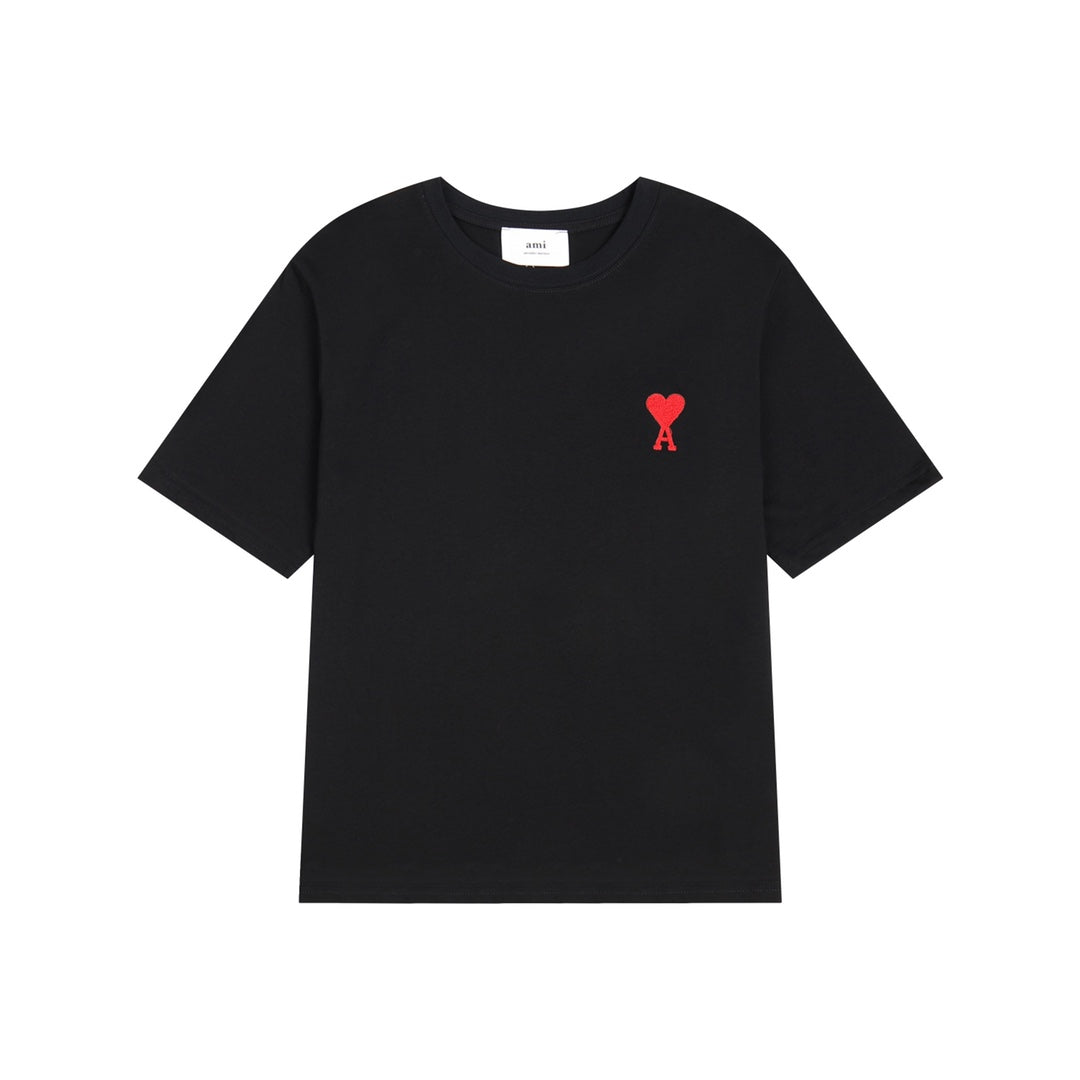AMI Paris Heart Logo Unisex T-Shirt - Premium Cotton Tee