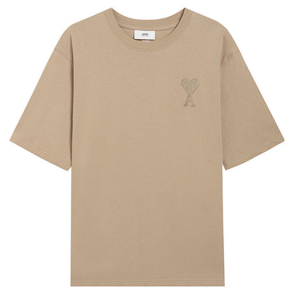 AMI Paris 2026 Unisex Cotton T-Shirt - Classic Casual Tee