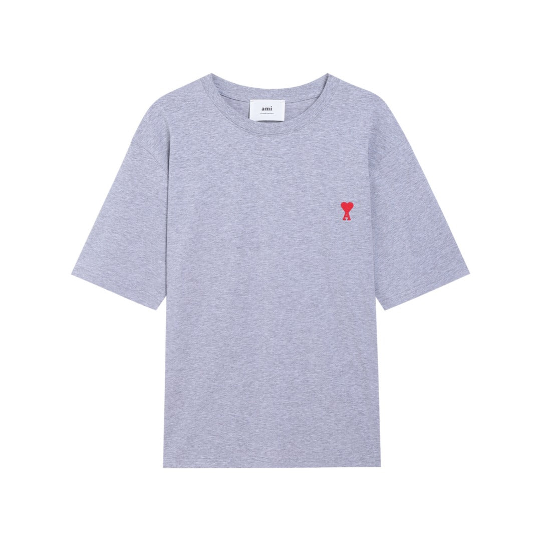 AMI Paris Heart Logo Unisex T-Shirt - Premium Cotton Tee