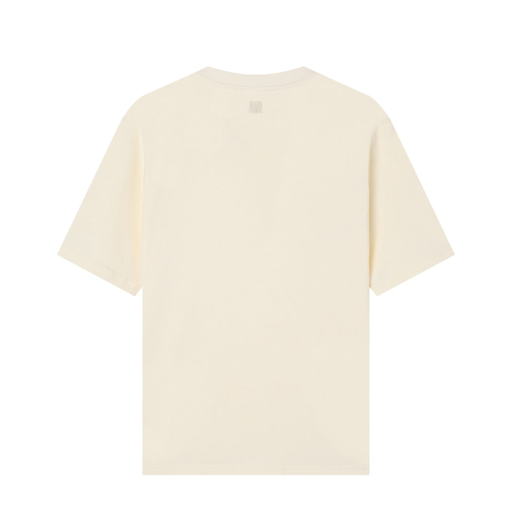 AMI PARIS Unisex T-Shirt - Premium Cotton Short-Sleeve Tee