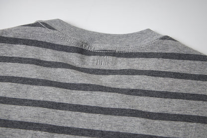 AMI PARIS Unisex Striped T-Shirt - Classic Cotton Tee