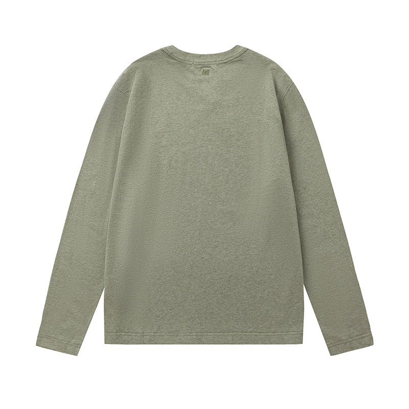 AMI PARIS Unisex Long-Sleeve T-Shirt - Premium Cotton Casual Tee