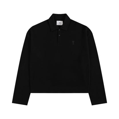 AMI PARIS Unisex Long-Sleeve T-Shirt - Premium Cotton Tee